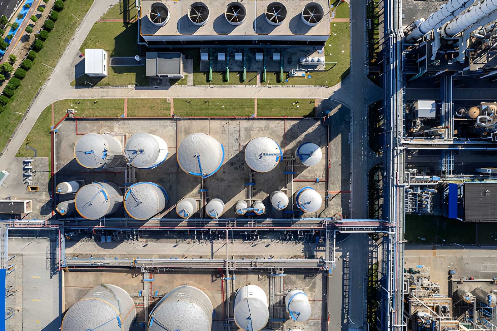 Industrial storage and processing infrastructure