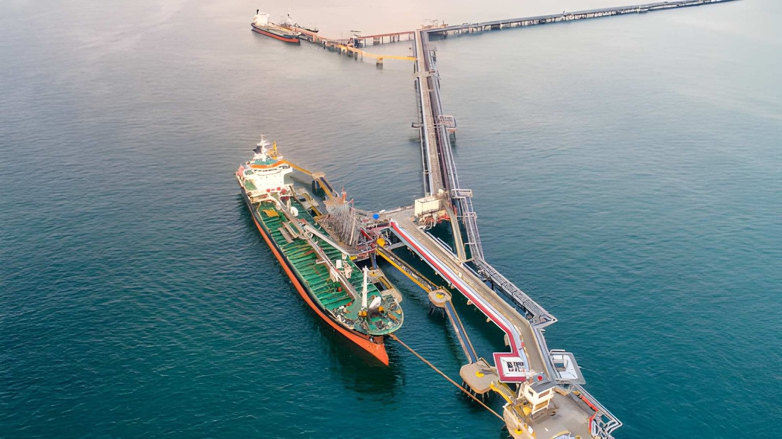 Industrial port infrastructure and marine logistics